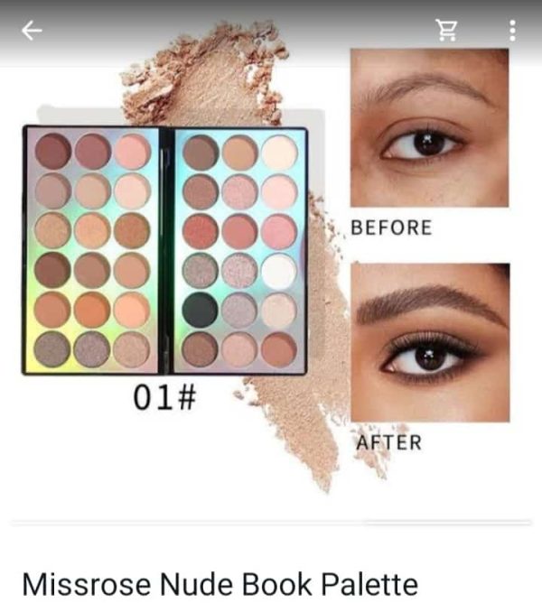 Miss Rose Nude Book Palette